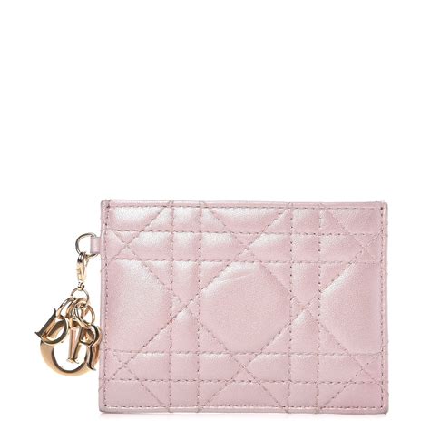 lady dior lambskin card holder|Lady Dior Flap Card Holder In Cannage Lambskin .